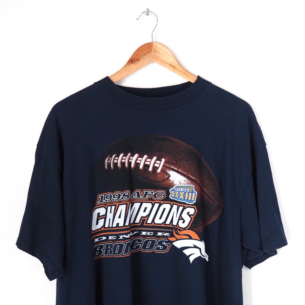 Vintage Denver Broncos 1998 AFC Champions Shirt - Size:XL